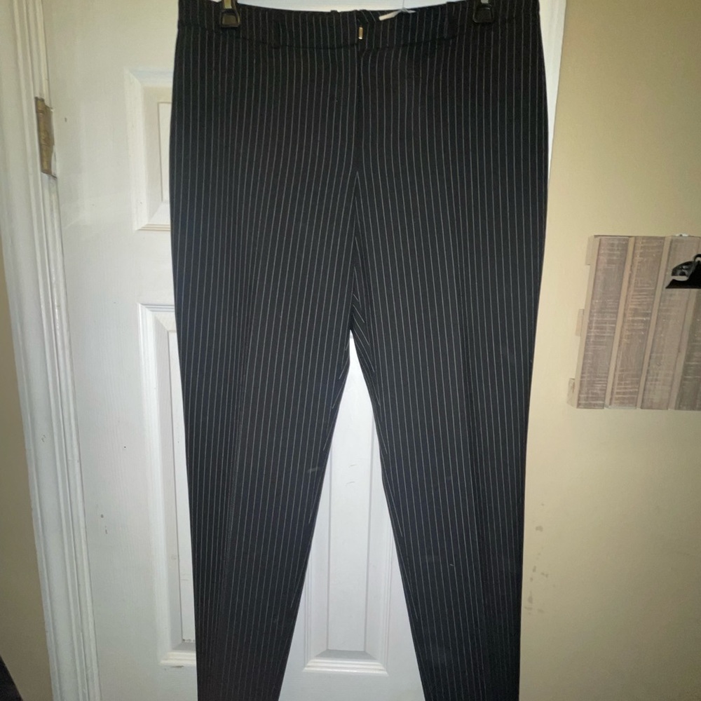 Hugo Boss Striped Slim Fitted Slacks